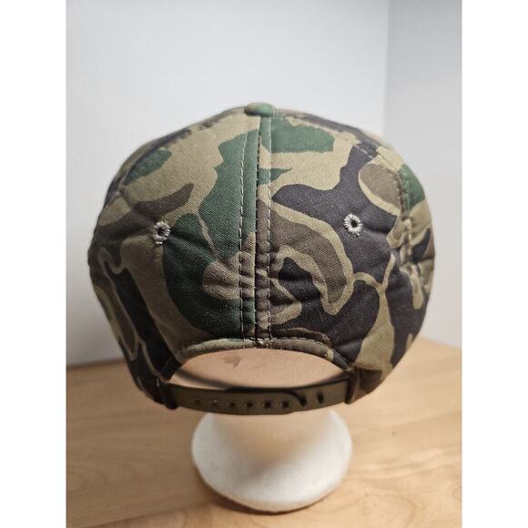 Vintage Camouflage Insulated Baseball Hat Hunting Cap Snapback - Picture 4 of 7